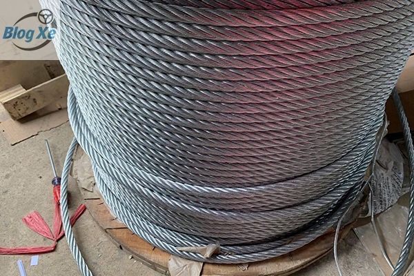 Các loại cáp thép sử dụng trong cẩu và tiêu chuẩn an toàn