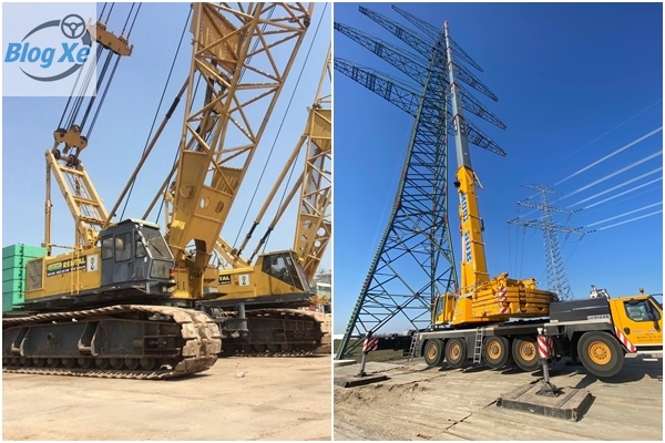Cẩu bánh xích và cẩu bánh lốp khác nhau như thế nào?