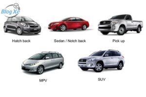 Phân biệt các loại ô tô phổ biến hiện nay