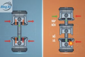 So sánh động cơ 2 thì và 4 thì